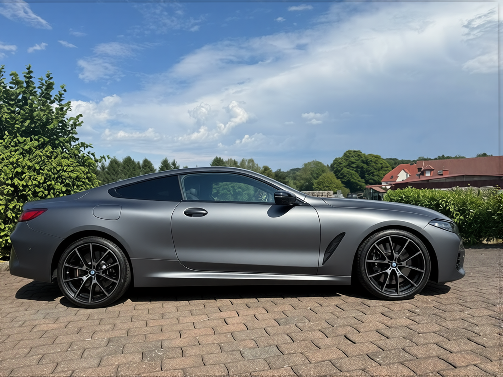 Preview Car 26 rendered in Nardo Grey matte paint