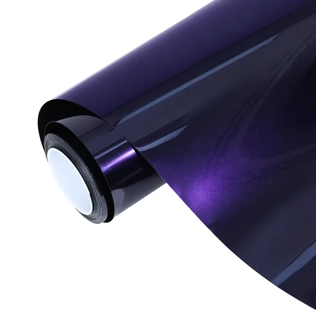 Ravoony Gloss Ghost Midnight Purple vinyl wrap film texture · Specced