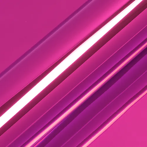 HEXIS Gloss Chrome Pink vinyl wrap film texture · Specced