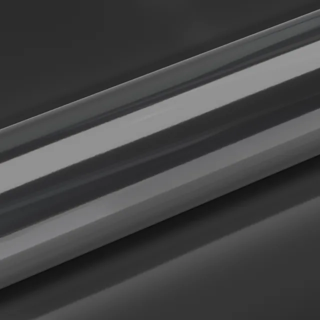 HEXIS Gloss Dark Grey vinyl wrap film texture · Specced