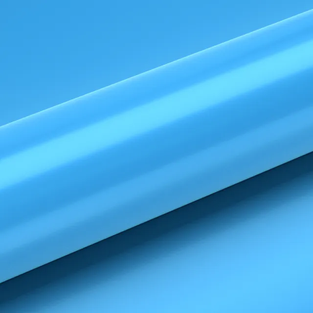 HEXIS Satin Racing Light Blue vinyl wrap film texture · Specced