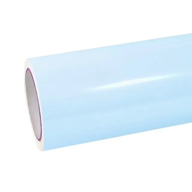 Ravoony Matte Glacier Blue vinyl wrap film texture · Specced