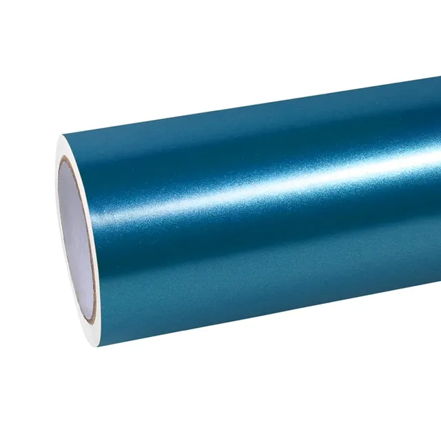 Ravoony Matte Heavy Metal Sparkle Blue vinyl wrap film texture · Specced