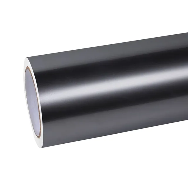 Ravoony Metal Liquid Silver vinyl wrap film texture · Specced