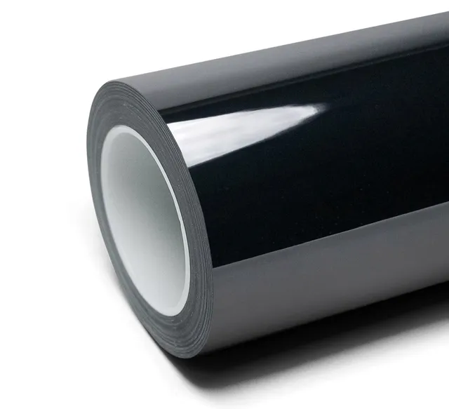 Inozetek Super Gloss Black Out vinyl wrap film texture · Specced