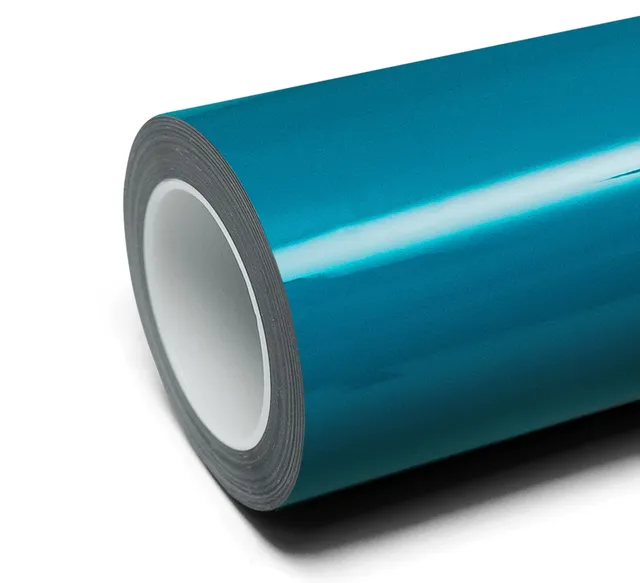 Inozetek Super Gloss Miami Blue vinyl wrap film texture · Specced