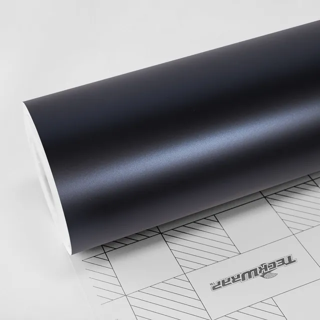 TeckWrap Boysenberry Black vinyl wrap film texture · Specced