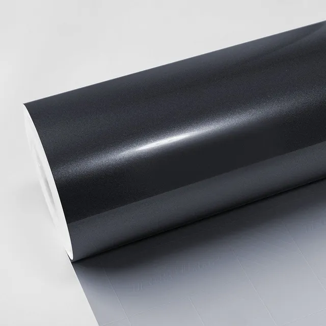 TeckWrap Dark Platinum (Gloss Metallic) vinyl wrap film texture · Specced