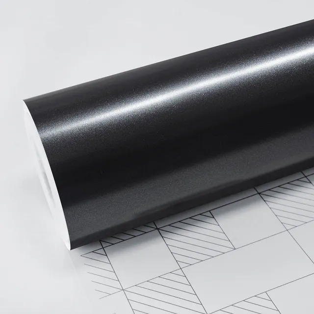 TeckWrap Dark Platinum (Satin) vinyl wrap film texture · Specced