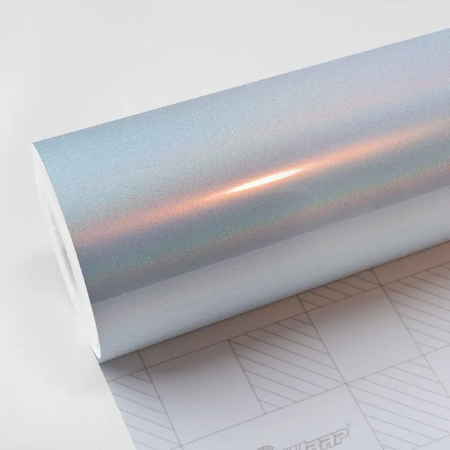 TeckWrap Fireworks White vinyl wrap film texture · Specced
