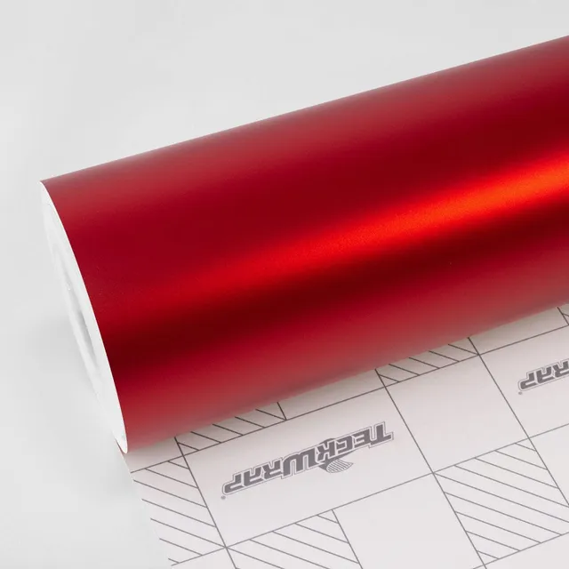 TeckWrap Flame Red vinyl wrap film texture · Specced