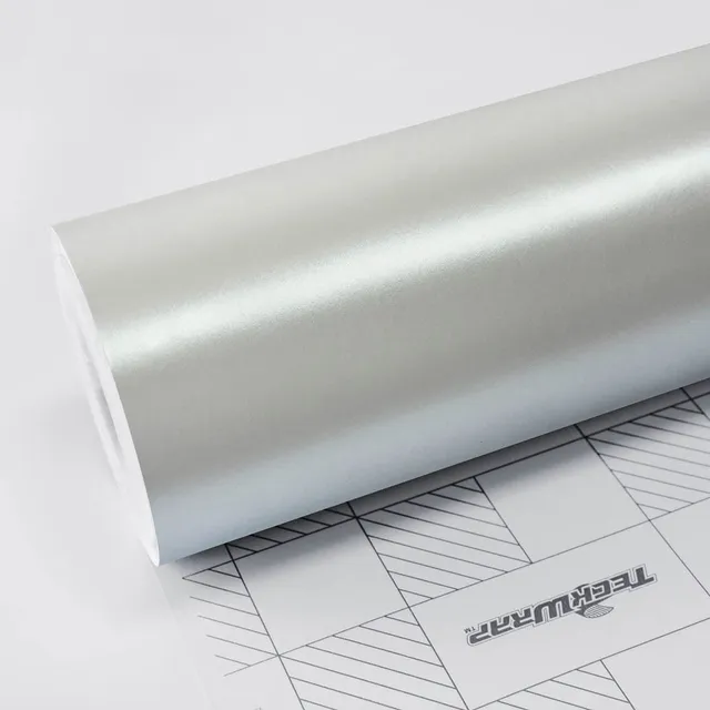 TeckWrap Pearl White (Satin) vinyl wrap film texture · Specced