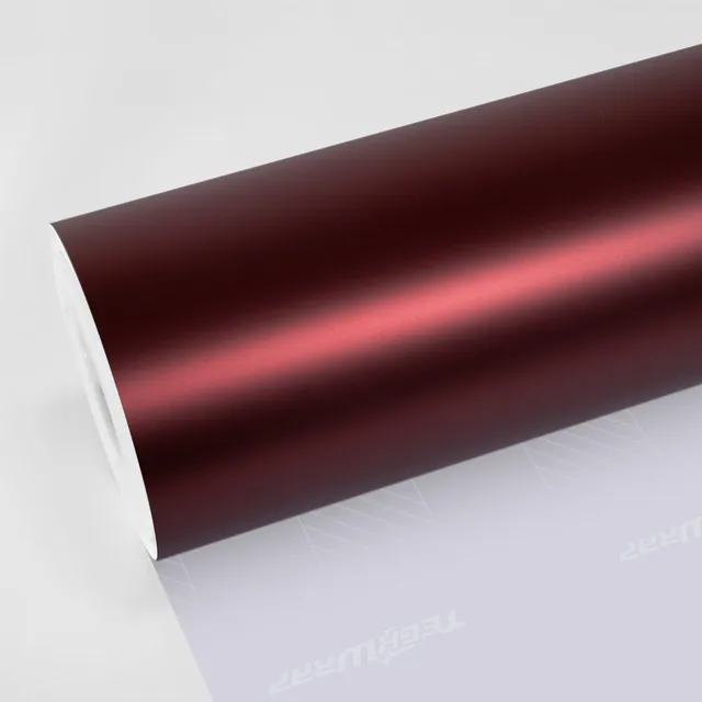 TeckWrap Velour Red vinyl wrap film texture · Specced